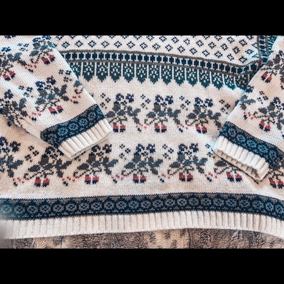 Western Connection Vintage Knit Christmas Sweater - Picture 3 of 6